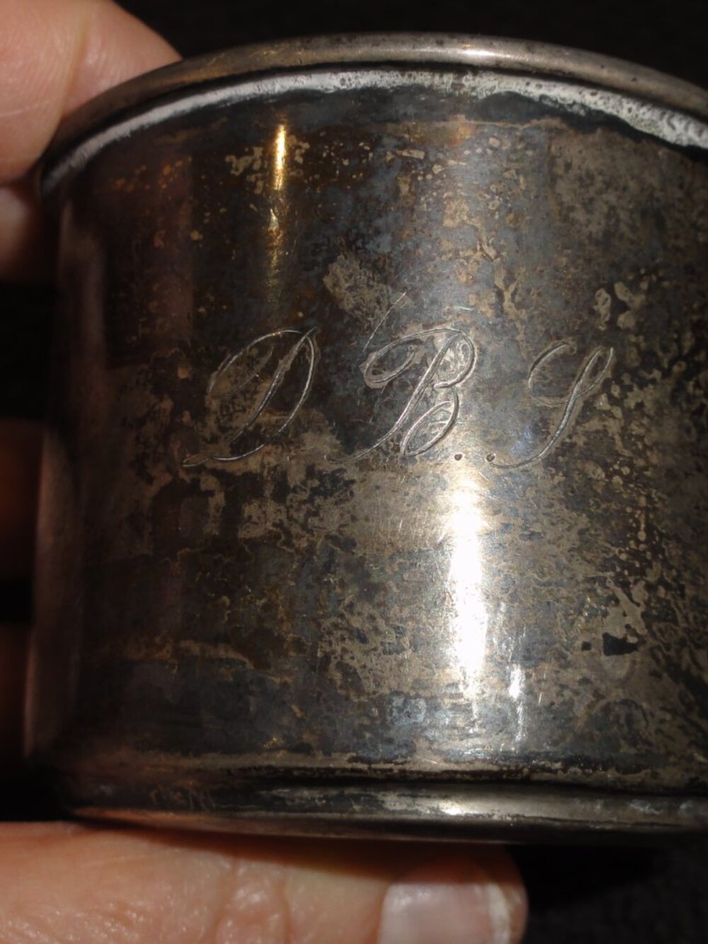 Vintage International Silver Sterling Silver Baby Cup K76 - Engraved